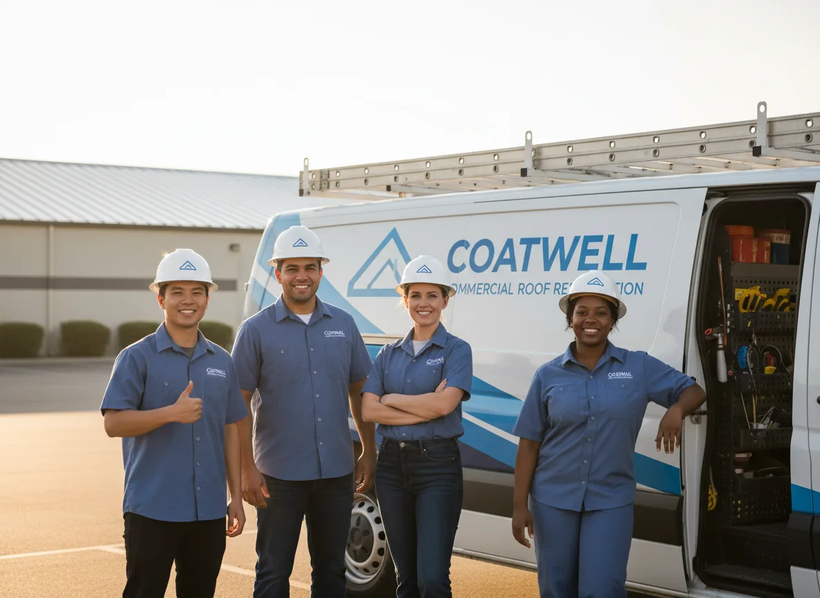 Commercial roof coating company in Nash, OK